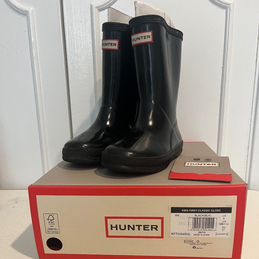 Hunter kids rain boots